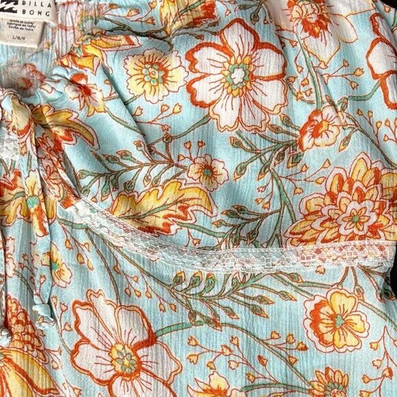 Billabong Just For You Cami Top, Adjustable Strap, Crop, Tropical. Large. NWT! - Picture 8 of 16